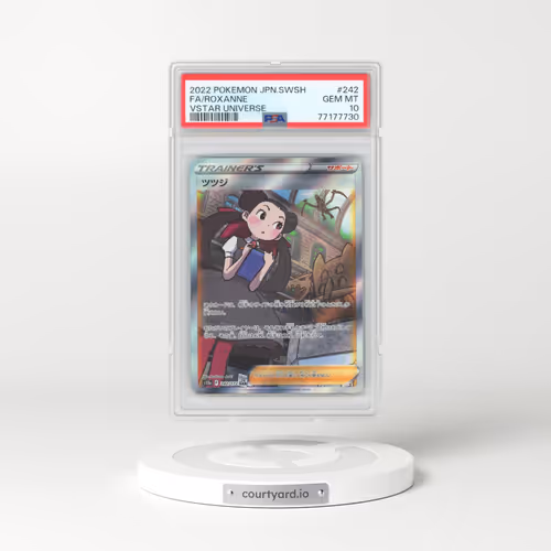 2022 Pokémon Sword & Shield Vstar Universe #242 Roxanne - Full Art (PSA 10 GEM MINT)