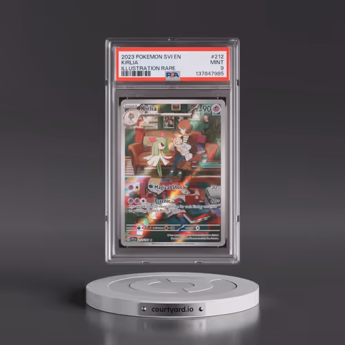 2023 Pokémon Svi EN-Scarlet & Violet #212 Kirlia - Illustration Rare (PSA 9 MINT)