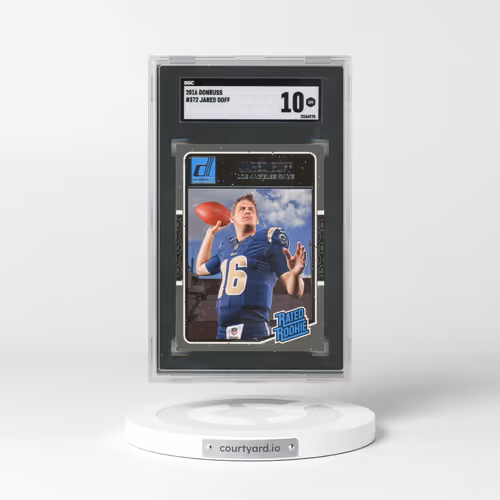 2016 Donruss #372 Jared Goff (SGC 10 GEM MINT)