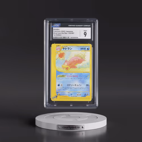 2002 Wind from the Sea #032/087 Slowbro - 1st Edition (CGC 9 MINT)