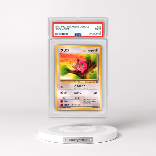 1997 Pokémon Jungle #39 Jigglypuff (PSA 9 MINT)