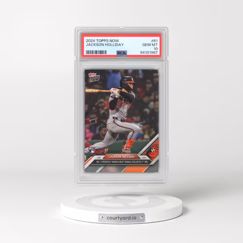 2024 Topps Now #61 Jackson Holliday (PSA 10 GEM MINT)