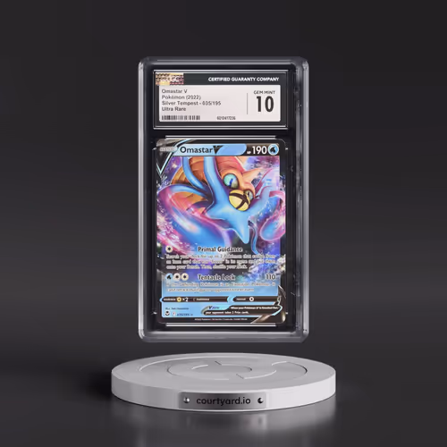 2022 Silver Tempest #035/195 Omastar V - Holo (CGC 10 GEM MINT)