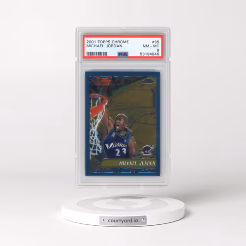 2001 Topps Chrome #95 Michael Jordan (PSA 8 NM-MT)