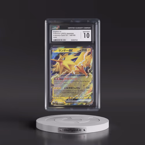 2023 Pokémon Card 151 #145/165 Zapdos ex - Holo (CGC 10 GEM MINT)