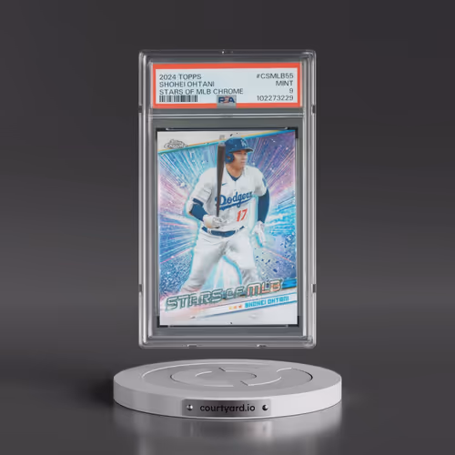 2024 Topps Stars of MLB Chrome #CSMLB55 Shohei Ohtani - Series 2 (PSA 9 MINT)
