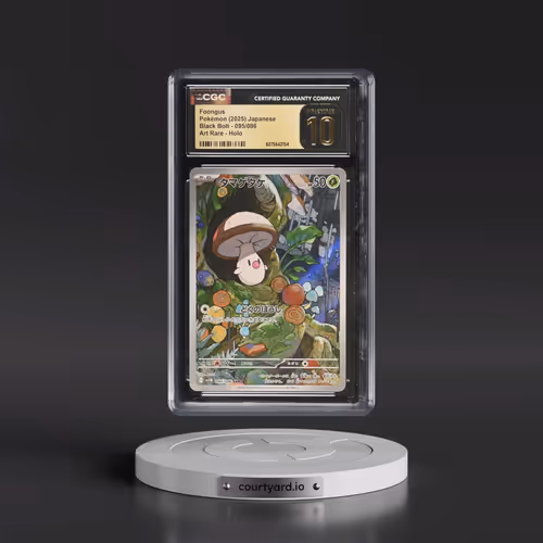 2025 Black Bolt - sv11B #095/086 Foongus - Art Rare Holo (CGC 10 PRISTINE)