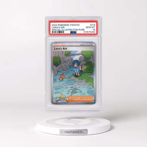 2024 Pokémon Twm EN-Twilight Masquerade #219 Lana's Aid - Special Illustration Rare (PSA 10 GEM MINT)