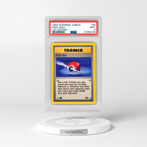 1999 Pokémon Jungle #64 Poke Ball - 1st Edition (PSA 9 MINT)