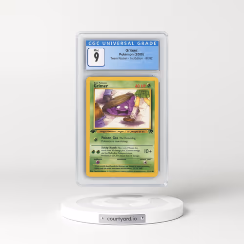 2000 Team Rocket #57/82 Grimer - 1st Edition 1st Edition (CGC 9 MINT)