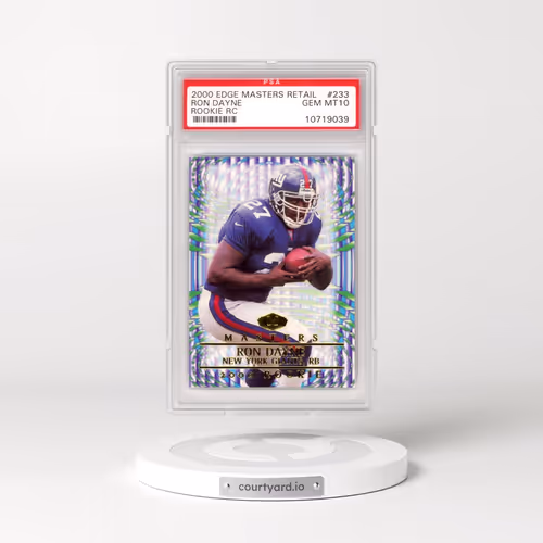 2000 Collector's Edge Masters Retail #233 Ron Dayne - Rookie RC (PSA 10 GEM MINT)