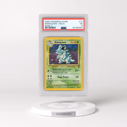2000 Pokémon Game Base II #12 Nidoqueen - Holo (PSA 5 EX)