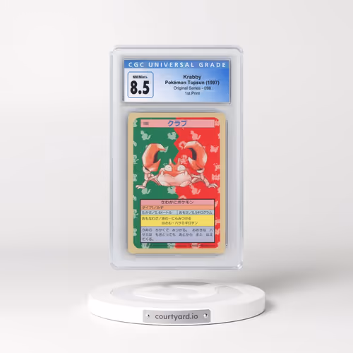 1997 (Only One Pokémon) Original Series #098 Krabby - (Blue Back) 1st Print (CGC 8.5 NM-MT+)