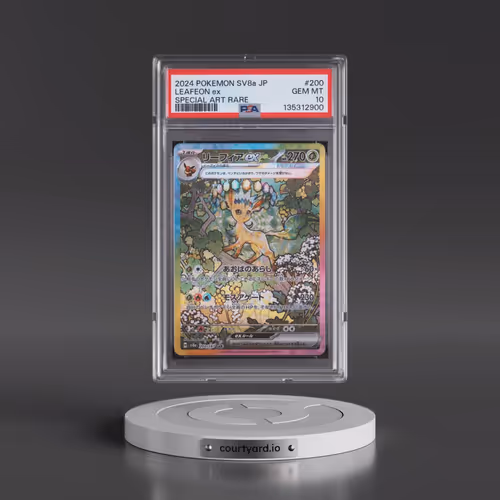 2024 Pokémon Sv8a-Terastal Fest EX #200 Leafeon EX - Holo Special Art Rare (PSA 10 GEM MINT)