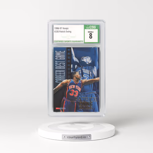 1996 Hoops #330 Patrick Ewing (CSG 8 NM-MT)