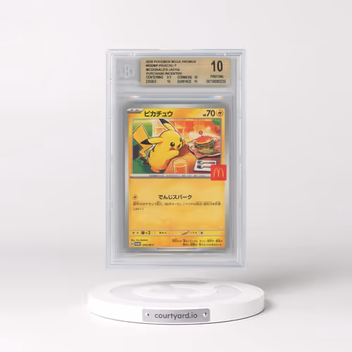 2025 Pokémon M-P Promo #020 Pikachu - McDonald's (BGS 10 PRISTINE)