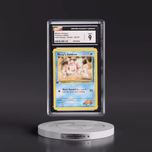 2000 Gym Heroes #30/132 Misty's Goldeen - 1st Edition 1st Edition (CGC 9 MINT)