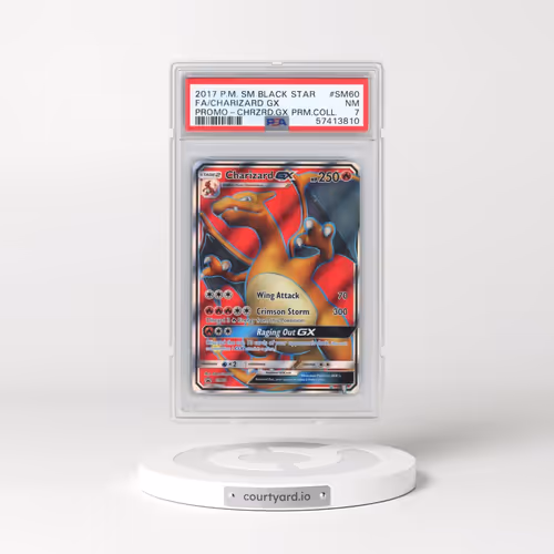 2017 Pokémon SM Black Star Promo #SM60 Charizard GX - Holo Full Art Charizard GX Premium Collection