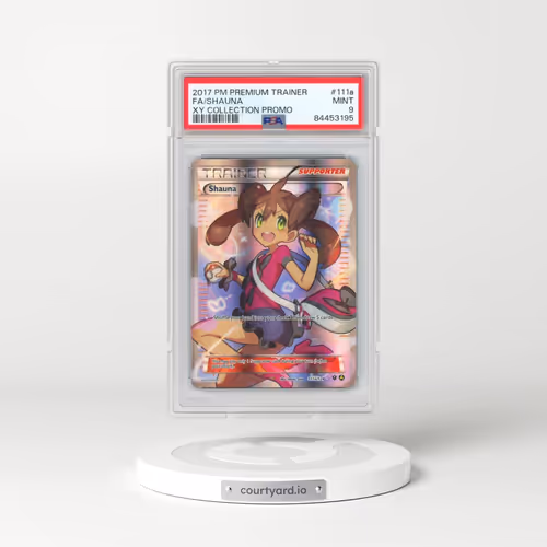 2017 Pokémon Premium Trainer XY Collection Promo #111a Shauna - Full Art (PSA 9 MINT)