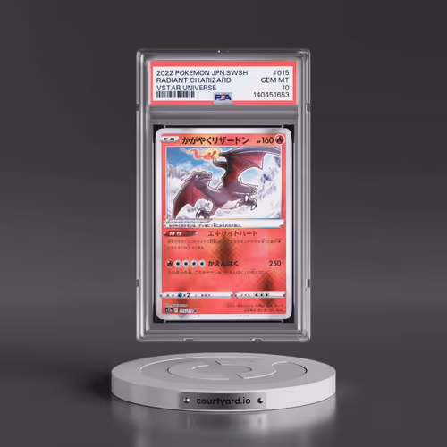 2022 Pokémon Sword & Shield Vstar Universe #015 Radiant Charizard - Holo (PSA 10 GEM MINT)