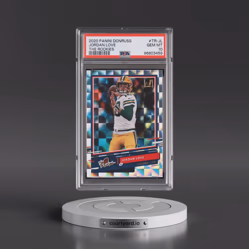2020 Panini Donruss the Rookies #TR-JL Jordan Love (PSA 10 GEM MINT)