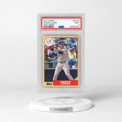 2017 Topps 1987 Topps #87-58 Aaron Judge (PSA 9 MINT)