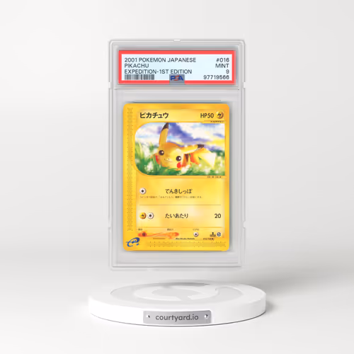 2001 Pokémon Expedition #016 Pikachu - 1st Edition (PSA 9 MINT)
