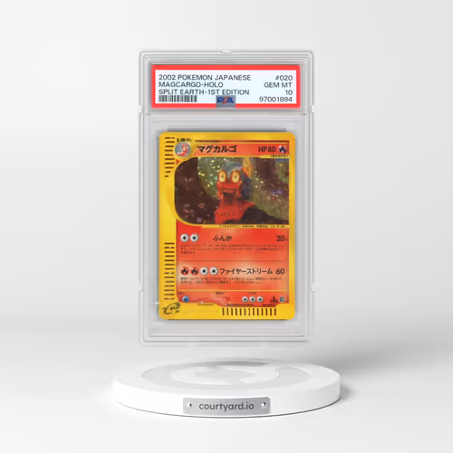 2002 Pokémon Split Earth #020 Magcargo - 1st Edition Holo (PSA 10 GEM MINT)