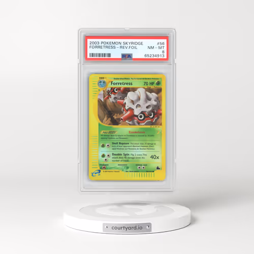 2003 Pokémon Skyridge #56 Forretress - Reverse Foil (PSA 8 NM-MT)