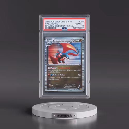 2012 Pokémon Black & White Dragon Selection #008 Salamence - 1st Edition (PSA 10 GEM MINT)