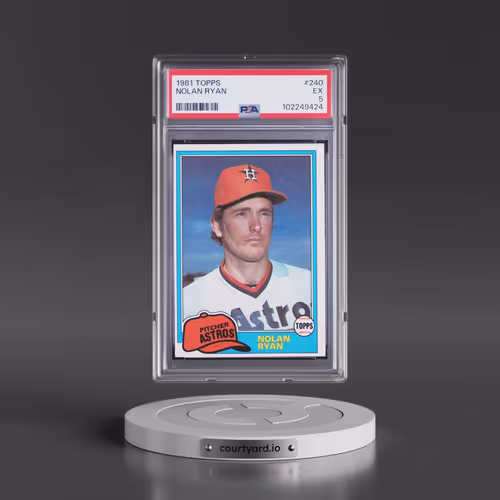 1981 Topps #240 Nolan Ryan (PSA 5 EX)