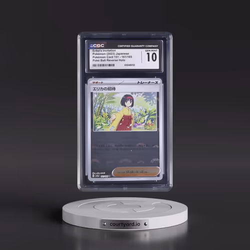 2023 Pokémon Card 151 #161/165 Erika's Invitation - Reverse Holo Poke Ball (CGC 10 GEM MINT)