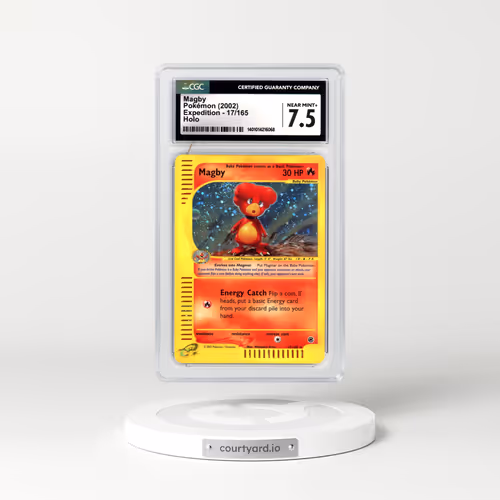 2002 Expedition #17 Magby - Holo e-Card Symbol (CGC 7.5 NM+)
