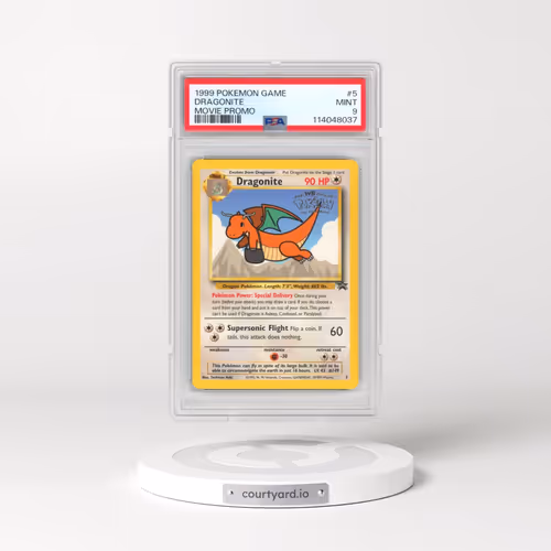 1999 Pokémon Game Movie #5 Dragonite - Movie Promo (PSA 9 MINT)