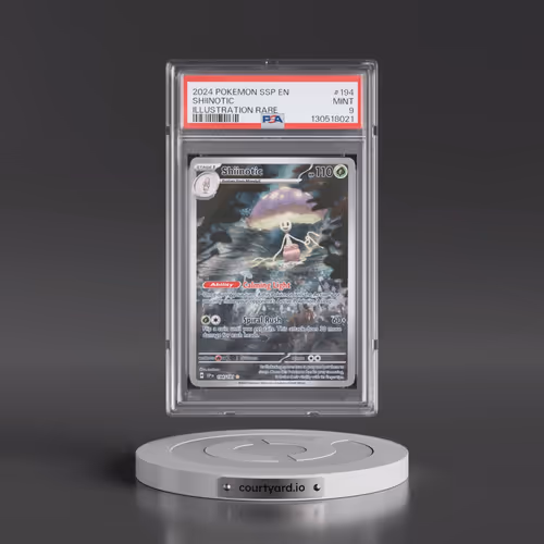 2024 Pokémon Ssp EN-Surging Sparks #194 Shiinotic - Illustration Rare (PSA 9 MINT)
