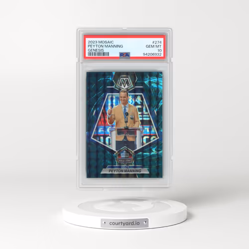 2023 Panini Mosaic #274 Peyton Manning - Genesis (PSA 10 GEM MINT)