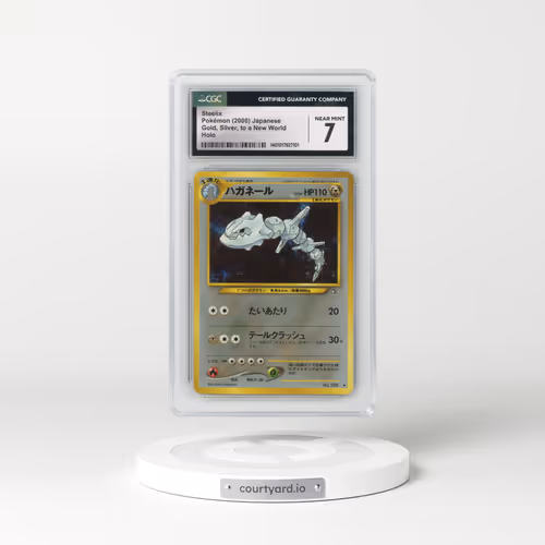 2000 Gold, Silver, to a New World #208 Steelix - Holo Sugimori Art (CGC 7 NM)