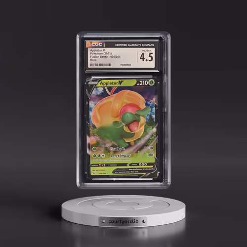 2019 Fusion Strike #026/264 Appletun V - Holo (CGC 4.5 VG-EX+)