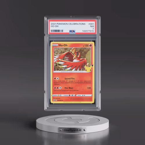 2021 Pokémon Celebrations #001 HO-Oh (PSA 7 NM)