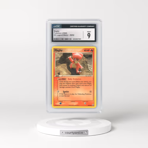 2006 EX Legend Maker #58/92 Magby (CGC 9 MINT)