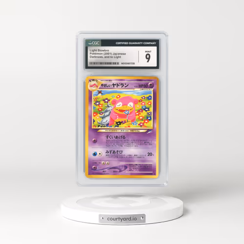 2001 Japanese Darkness and to Light Light Slowbro (CGC 9 MINT)