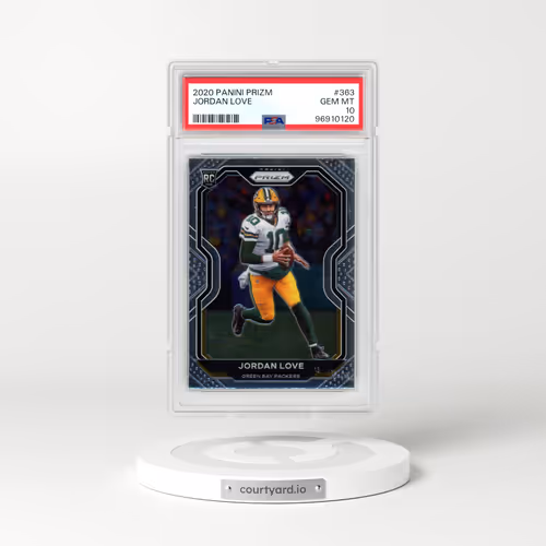 2020 Panini Prizm #363 Jordan Love (PSA 10 GEM MINT)