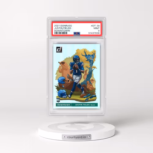 2021 Panini Donruss Downtown #DT-39 Justin Fields (PSA 9 MINT)