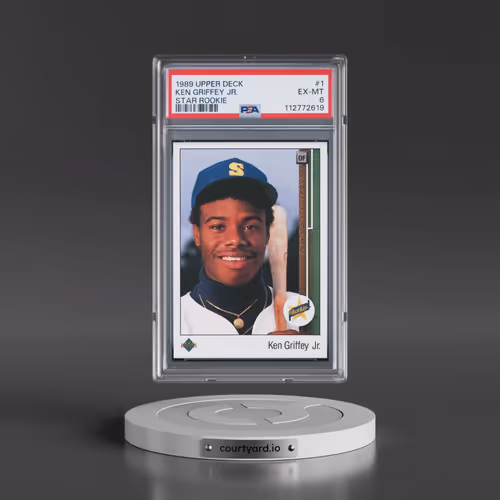 1989 Upper Deck #1 Ken Griffey Jr - Star Rookie (PSA 6 EX-MT)