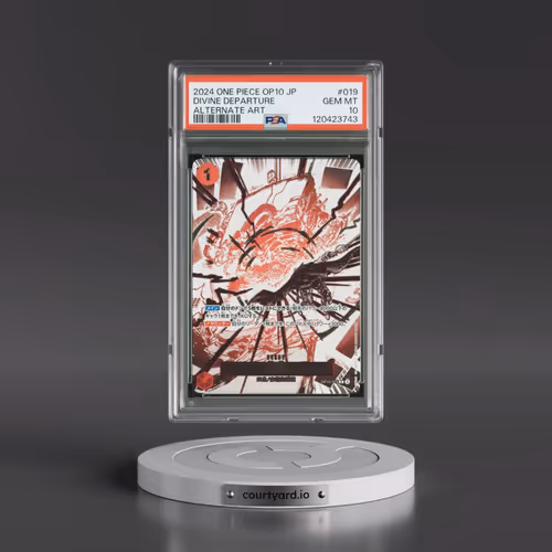 2024 One Piece Japanese OP10-Royal Blood #019 Divine Departure - Alternate Art (PSA 10 GEM MINT)