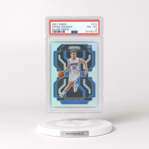 2021 Prizm #310 Franz Wagner - Silver Prizm (PSA 8 NM-MT)
