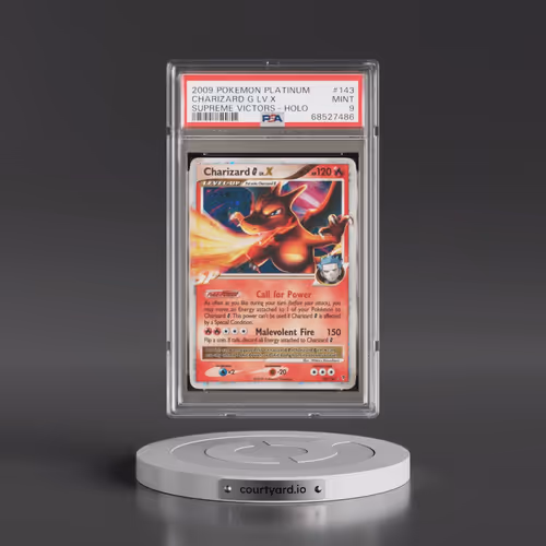 2009 Pokémon Platinum Supreme Victors #143 Charizard G LV.X - Holo (PSA 9 MINT)