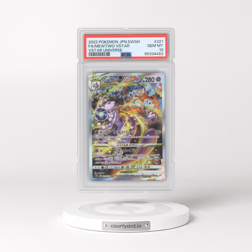 2022 VSTAR Universe #221 Mewtwo VSTAR - Holo Special Art Rare (PSA 10 GEM MINT)