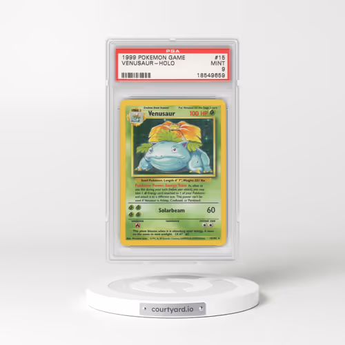 1999 Base Set #15 Venusaur - Holo (PSA 9 MINT)