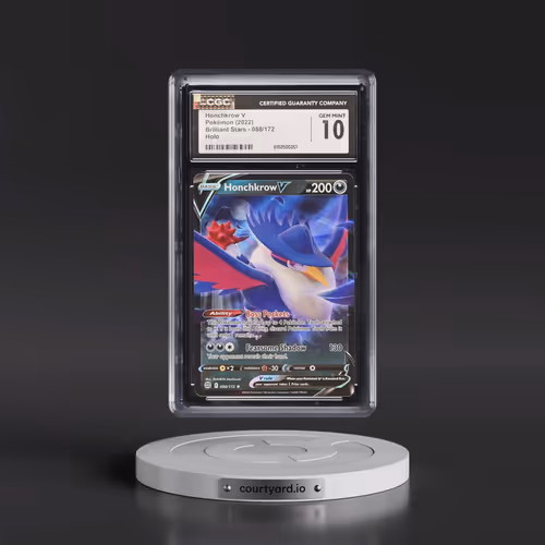 2022 Brilliant Stars #088/172 Honchkrow V - Holo (CGC 10 GEM MINT)
